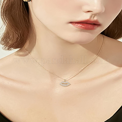 2 шт. латунные подвески с микропаве из кубического циркония класса ААА&nbsp;ZIRC-LP0001-22