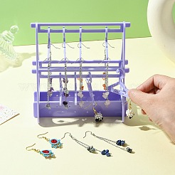 2-слойная акриловая стойка для хранения сережек в стиле вешалки&nbsp;ST-CJ0034-01A