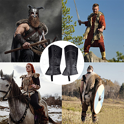 Чехлы для пиратских ботинок из искусственной кожи&nbsp;AJEW-WH20020-020B-02