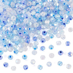 405 шт. прозрачных стеклянных бусин с гальваническим покрытием&nbsp;GLAA-TA0003-66A