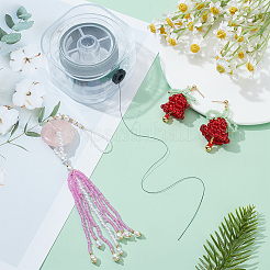 Воском хлопчатобумажная нить шнуры&nbsp;AJEW-WH0561-82H