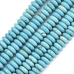 Нити окрашенных бусин из натурального магнезита&nbsp;G-B173-A01-02