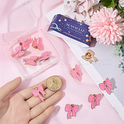 12 шт. эмалевые булавки с бантом&nbsp;JEWB-SC0001-82