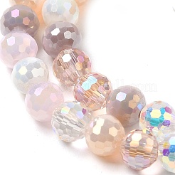 Стеклянные бусины с гальваническим покрытием &nbsp;EGLA-C007-01B