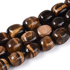 Природных тигровый глаз бисер нитей&nbsp;G-T143-53A