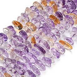 Природные Аметрин бисер нитей&nbsp;G-Z124-A02-01