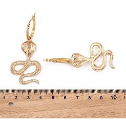 Серьги сплава обручем&nbsp;LS-EJEW-R021-04KCG-02