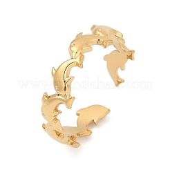 Регулируемые открытые манжеты из нержавеющей стали 304 для женщин&nbsp;RJEW-Z089-04G-01