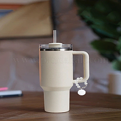 Круглые стеклянные чашечные подвески&nbsp;HJEW-LP00041