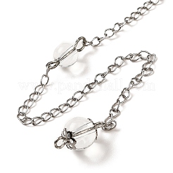 Натуральный аметистовый маятник с большой подвеской G-H285-02P-03