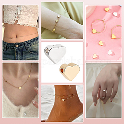 100шт 2 цвета латунные бусины&nbsp;KK-PH0010-86