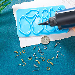 1 шт. силиконовая форма для подвески неправильной геометрии&nbsp;DIY-TA0005-88