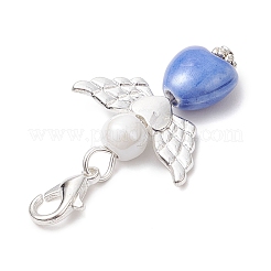 Подвесные украшения в виде ангела из акрила и фарфора&nbsp;HJEW-JM02535