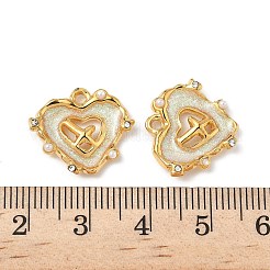 Подвески из нержавеющей стали 304 со стразами&nbsp;STAS-U057-05G-02