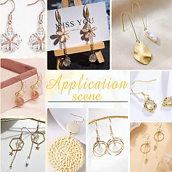 16 шт. 4 латунных заушника&nbsp;KK-PH0009-29