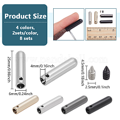 4 цветной литой наконечник шнура-затяжки&nbsp;FIND-NB0005-87B