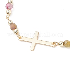 Крошечные браслеты из нержавеющей стали 304 с перекрестными звеньями&nbsp;BJEW-JB13244-02