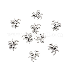 Сплавочные овальные бусины тибетского стиля &nbsp;PALLOY-TAC0009-18AS