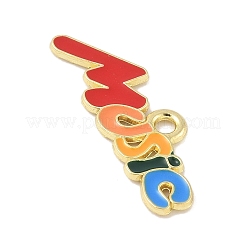 Панданы из сплава эмали&nbsp;FIND-M083-04B-G