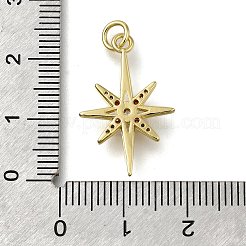 Латунные микропаве прозрачные подвески с фианитом&nbsp;LS-ZIRC-I070-009G