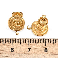 Фурнитура для сережек-гвоздиков из нержавеющей стали 304&nbsp;EJEW-I320-01G