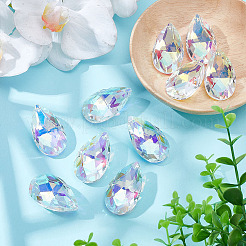 10шт стеклянные подвески&nbsp;GLAA-ME0001-16A