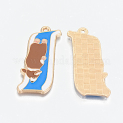 Подвески из эмали и сплава&nbsp;ENAM-T011-26KC-RS