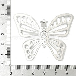 Подвески-бабочки из полой нержавеющей стали 304&nbsp;STAS-L293-16B-P