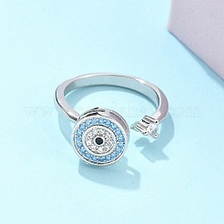 Вращающееся открытое кольцо с фианитом&nbsp;LS-RJEW-Q776-02P-01