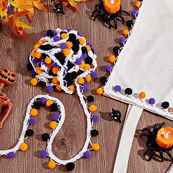 8.3 м полиэстеровая разноцветная бахрома из помпонов&nbsp;OCOR-PH0007-13B