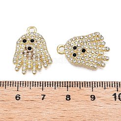 Подвески из сплава со стразами&nbsp;PALLOY-T091-04KCG-RS