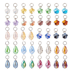 120шт 20 стильный кулон из гальванического стекла&nbsp;CW-TAC0001-21