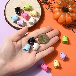 14шт 7 цвета непрозрачные акриловые бусины&nbsp;MACR-YW0004-10