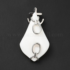 Натуральный белый оболочки подвески&nbsp;SSHEL-G025-01P