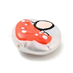 Осенняя тема природная культура пресноводный жемчуг бусы PEAR-E015-04