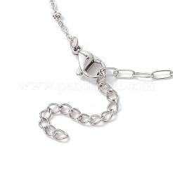 Изготовление браслета-цепочки из нержавеющей стали 304&nbsp;AJEW-JB01515-01