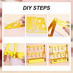 1 комплект непрозрачных акриловых подставок для сережек&nbsp;EDIS-PH0001-23