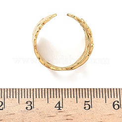 Регулируемые манжеты из нержавеющей стали 304 с открытыми кольцами для женщин&nbsp;RJEW-Z122-03G-05