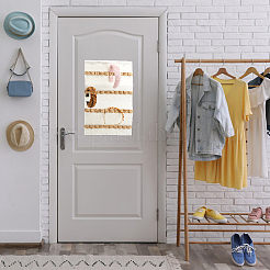 Войлочный подвесной органайзер для волос с когтями для женщин и девочек&nbsp;AJEW-WH0534-05A