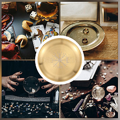 Подставка для свечей из нержавеющей стали&nbsp;AJEW-WH20019-90C