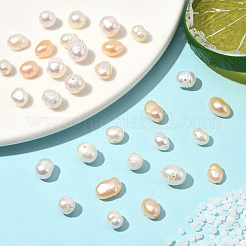 10 шт. бусины из натурального пресноводного жемчуга&nbsp;PEAR-YW0001-34