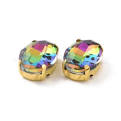 Овал пришиваем стразами&nbsp;DIY-E062-06G-B05