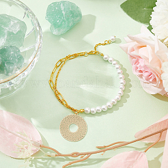 48 шт. 6 стиля подвески из латуни с филигранным покрытием&nbsp;KK-DC0003-05