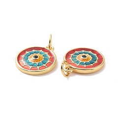 Плоские круглые микро медные проложит кубических подвески диоксида циркония&nbsp;KK-G435-33G-02