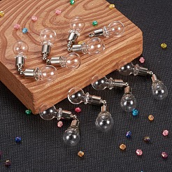 Прозрачные стеклянные желающие подвески&nbsp;GLAA-YW0001-02P