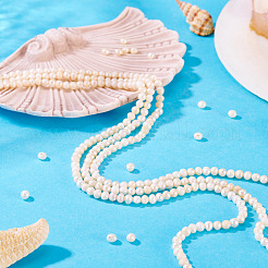 3 нить бусин из натурального культивированного пресноводного жемчуга&nbsp;PEAR-TA0001-32