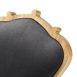 Подставки для ожерелий из микрофибры и дерева в форме бюста&nbsp;NDIS-H042-03A