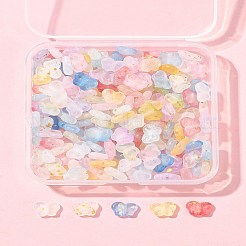 200 шт. прозрачные акриловые бусины градиентного цвета&nbsp;MACR-FS0002-02