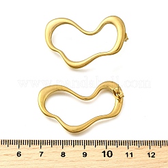 Серьги-гвоздики из нержавеющей стали 304&nbsp;LS-EJEW-U069-01G