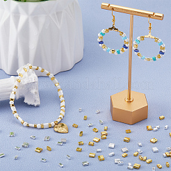 180шт 4 стильные стеклянные бусины&nbsp;SEED-CN0001-35